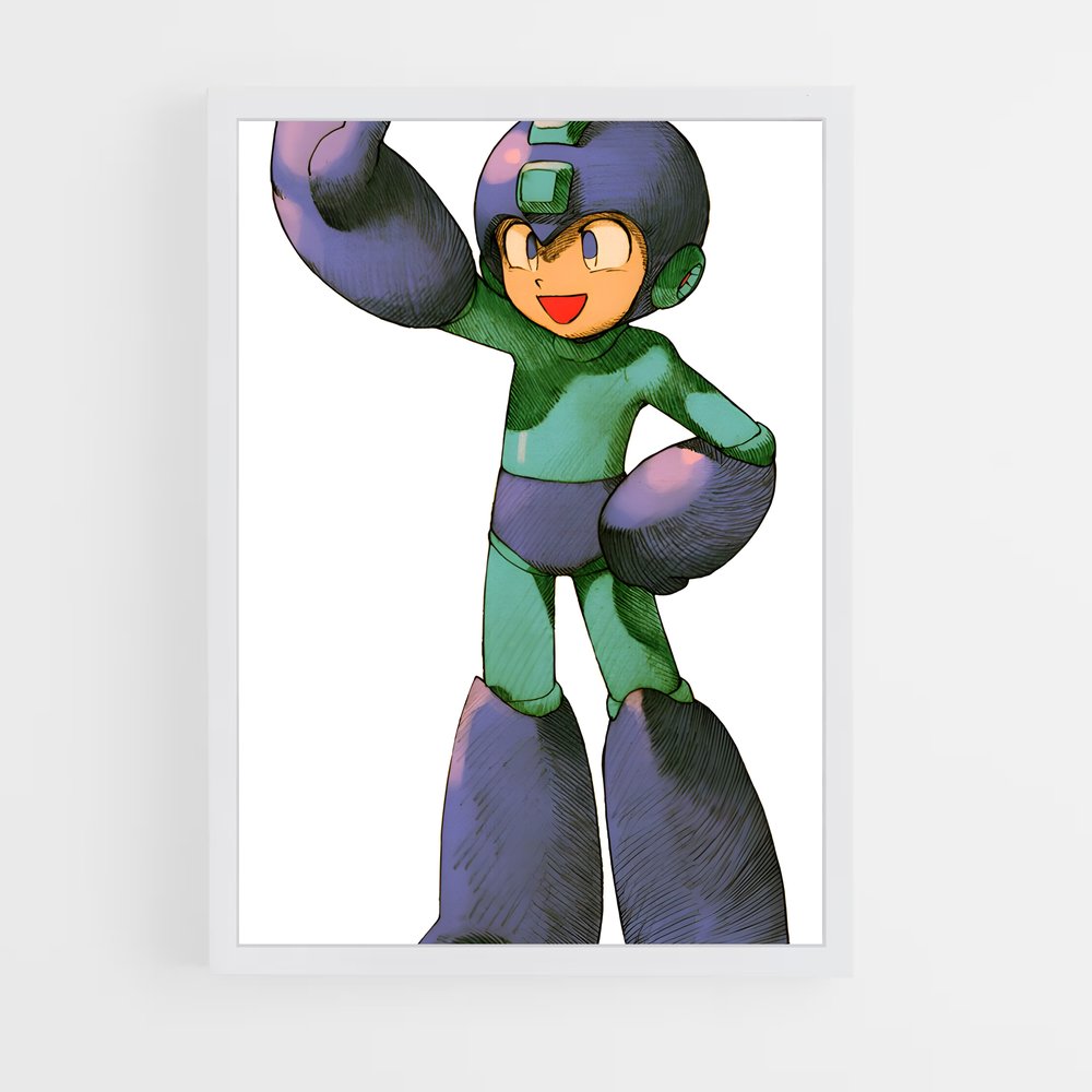 Poster Mega Power – affiche Mega man (vue 3)